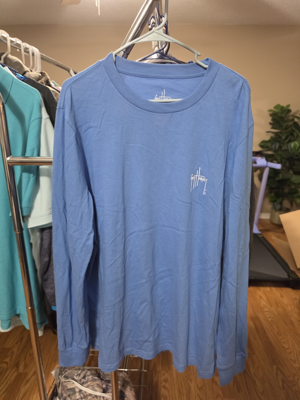 Guy Harvey Long Sleeve Tee - Blue